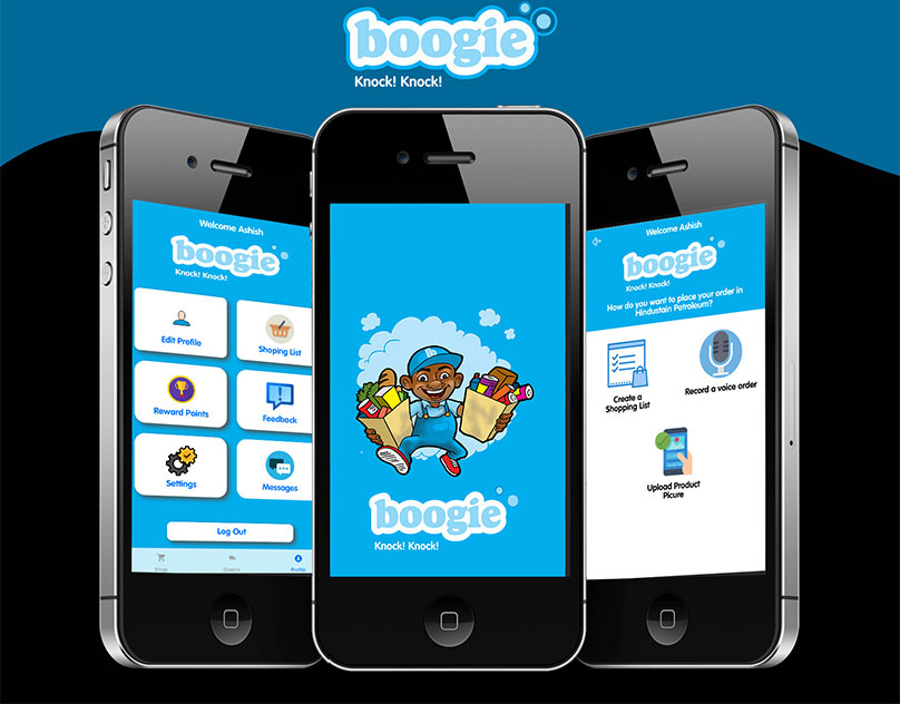 Boogie App Design in Adobe XD