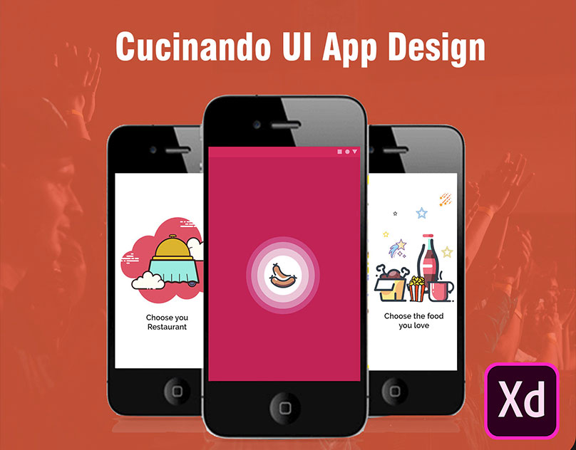 Cucinando UI App Design In XD software