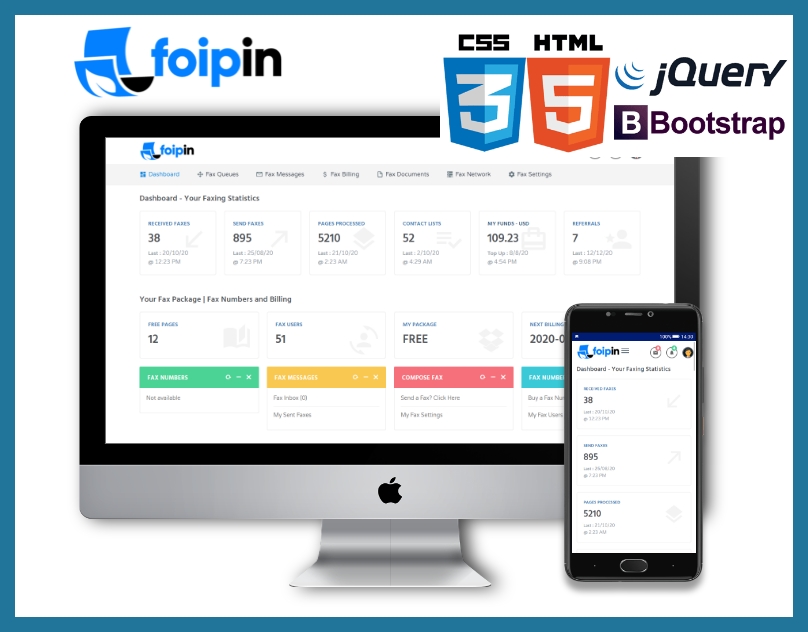 foipin dashboard Design