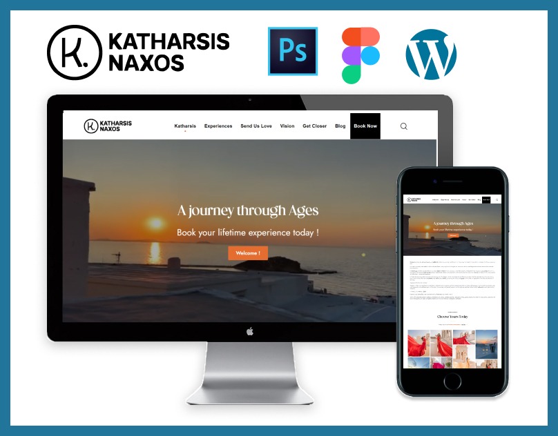 katharsis Naxos website design and development