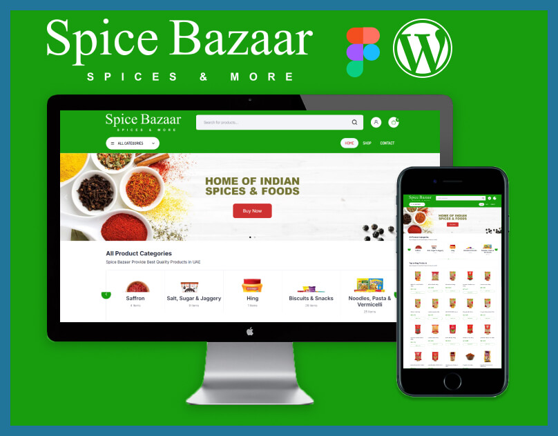 spice bazaar uae Website design and development