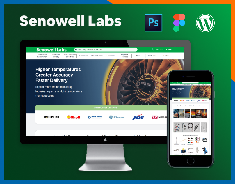 senowell website design and develop in WordPress