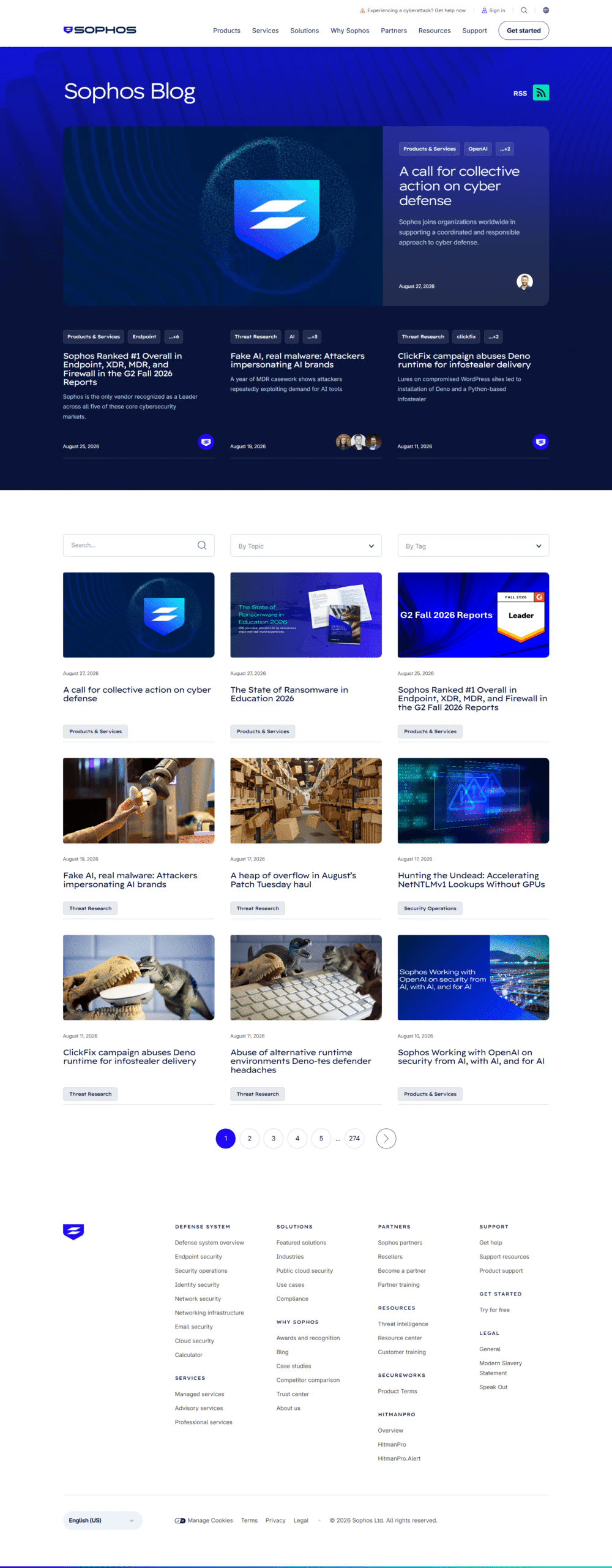 News and blog website development
